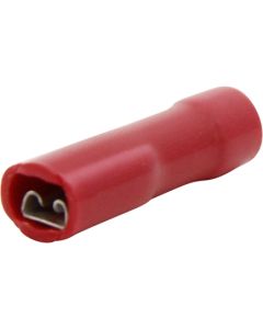 PartsXpert Flat plug sleeve rd 2.8MM fully insulated (100 pieces)