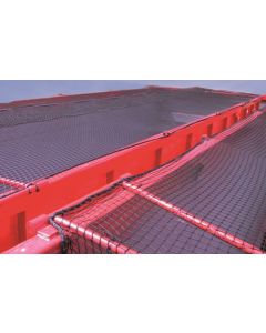 Duranet Container afdeknet zwart 3,5 x 8,0 mtr