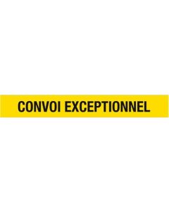 Mazon Sticker "Convoi Exceptionnel" yellow 1000x160mm