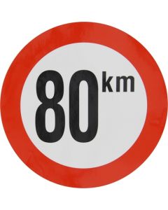 Mazon Snelheidssticker "België" 80km/u Ø2