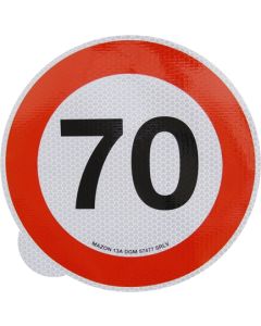 Mazon Snelheidsticker "Italië" 70km/u Ø20 - 2203822