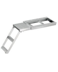 Takler Schuiftrap 2 treden 654x420mm met plateau verzinkt - TK8260