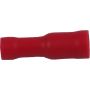 Ripca Round plug sleeve red 4.0MM (100 pieces) - 7912015112