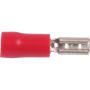 Ripca Flat connector sleeve red 2.8MM half insulated (100 pieces) - 8-1377174-1