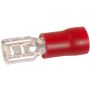 Ripca Flat connector sleeve red 4.8MM half insulated (100 pieces) - 1377175-9
