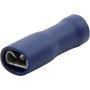 Flat plug sleeve blw 4.8MM fully insulated (100 pieces)