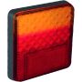 LED Autolamps Rear light LED square 3 functions 12/24 40 cm cable