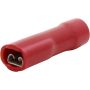 PartsXpert Flat plug sleeve rd 2.8MM fully insulated (100 pieces)