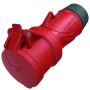 Mennekes CEE 5-poliger Wendestecker 32Amp rot 400V
