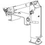Support leg WAP WSW50/20 with clamping band