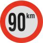 Mazon Speed sticker Belgium 90km/h 210mm