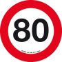 Mazon Snelheidsticker "Italië" 80km/u Ø20 - 2203825