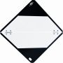 Mazon LQ sign alu 300x300x1mm hor. foldable