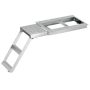 Takler Schuiftrap 2 treden 654x420mm met plateau verzinkt - TK8260