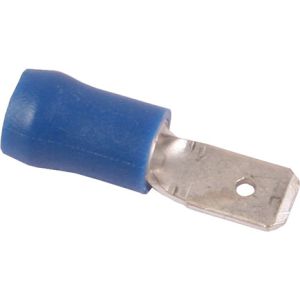 PartsXpert Flachstecker blau 4.8MM (100 Stück)