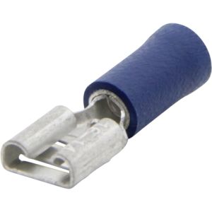 Ripca Flachsteckerhülse blau 6.4MM halb isoliert (100 Stück) - 79.12013.002