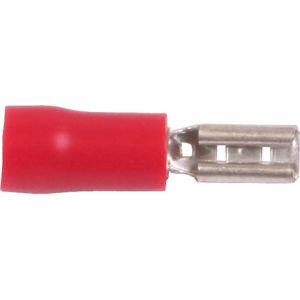 Ripca Flat connector sleeve red 2.8MM half insulated (100 pieces) - 8-1377174-1