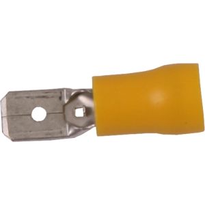 Ripca Flachstecker gelb 6,3MM (50 Stück) - 2-1377175-4