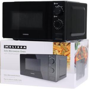 Melissa Black microwave, 220V/700W, 20-litre, mechanical controls - 16330133