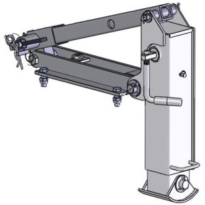 Support leg WAP WSW 50/20 with flat top plate