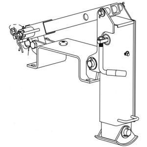 Support leg WAP WSW50/20 with clamping band