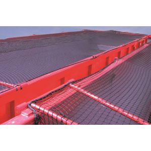 Duranet Container afdeknet zwart 3,5 x 8,0 mtr