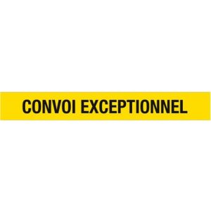 Mazon Sticker "Convoi Exceptionnel" yellow 1000x160mm