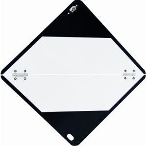 Mazon LQ sign alu 300x300x1mm hor. foldable